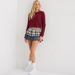 Arizona Jean CO Plaid Mini Skirt Size 2